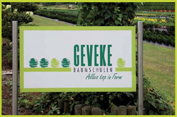 Geveke Firmenschild